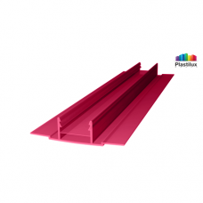 Профиль для поликарбоната ROYALPLAST HCP-D база гранат 4-10мм 6000мм Профиль для поликарбоната ROYALPLAST HCP-D база гранат 4-10мм 6000мм