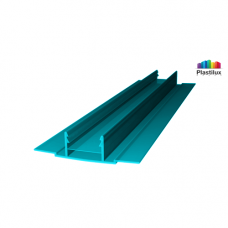 Профиль для поликарбоната ROYALPLAST HCP-D база бирюза 4-10мм 6000мм Профиль для поликарбоната ROYALPLAST HCP-D база бирюза 4-10мм 6000мм